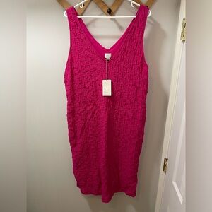 NEW! A New Day Pink Ruched Dress